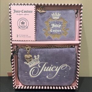 Juicy Couture | Limited Edition “Dusty Violet Heritage” Wristlet/Wallet Gift Set